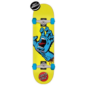 Santa Cruz Complete Skateboard - Screaming Hand Yellow 7.75"