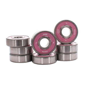 Sunday Hardware Skateboard Bearings - Jake Hayes Pro Pink