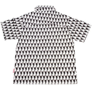 Lovenskate Let Others Open Your Mind Button-Up Shirt - Black/White