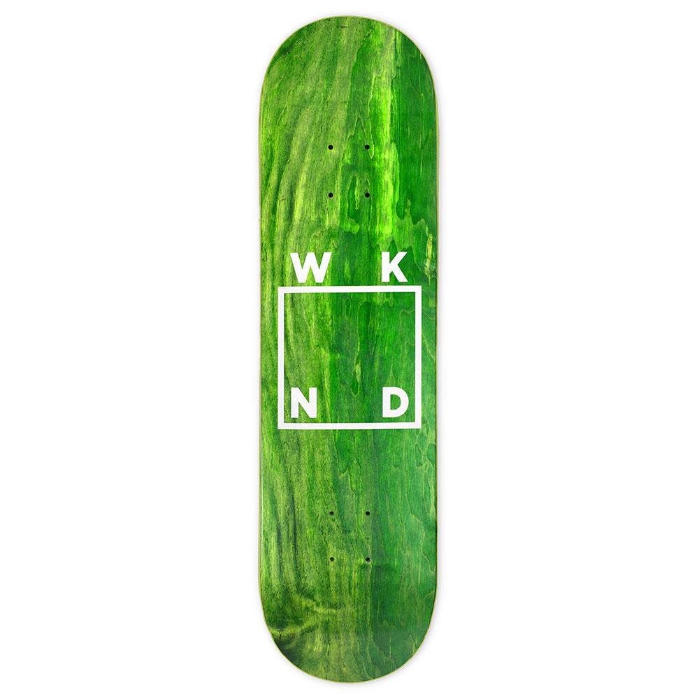 WKND Skateboard Deck - Logo Glitter 8.25" - Green