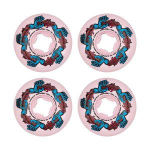 Santa Cruz Wheels - Slime Balls Infinity Hand Speed Balls Pink 99a 53mm (4 Pack)