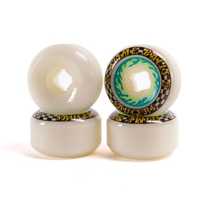 Santa Cruz Wheels - Slime Balls Saucers White 95a 57mm (4 Pack)
