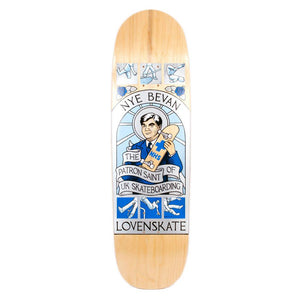 Lovenskate Skateboard Deck - Patron Saint of Skateboarding 9"