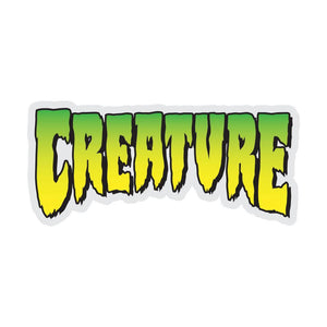 Creature Sticker - Logo Yellow/Black (Single)