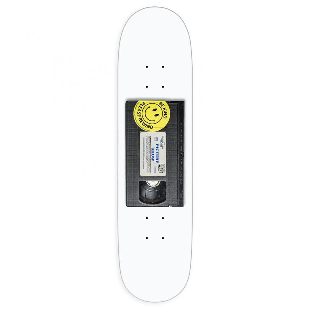 Picture Show Skateboard Deck - Cassette White 7.75"