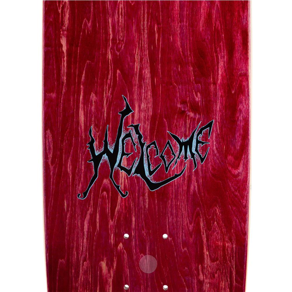 Welcome Skateboard Deck - Static Nora on Sphynx White 8.8" (Shaped)
