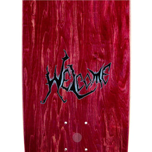 Welcome Skateboard Deck - Static Nora on Sphynx White 8.8" (Shaped)