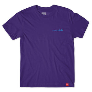 Chocolate Chunk Emb T-Shirt - Purple