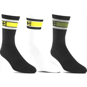 Etnies Stencil Sock 3-Pack - Assorted