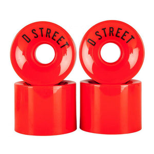 D Street Wheels - 59 Cent Red 78a 59mm (4 Pack)