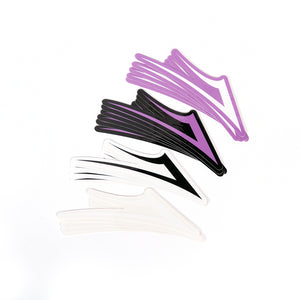 Lakai Medium Assorted Flare Sticker Pack - Purple/Black/White (24 Pack)
