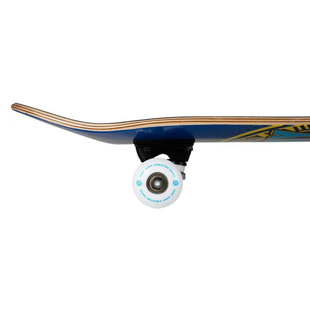Tony Hawk SS Complete Skateboard - 180+ Badge Logo Blue/Yellow 7.5"