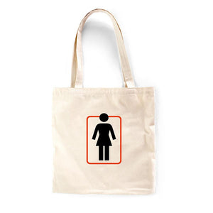 Girl Unboxed Canvas Tote Bag - Natural