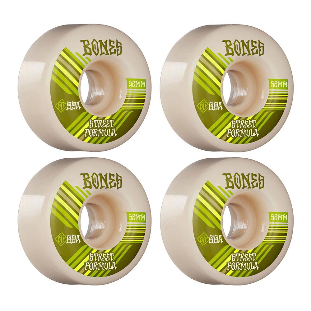 Bones Wheels - STF Retros V4 Wide White 99a 52mm (4 Pack)