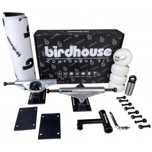 Birdhouse Truck Component Kit - Silver/Black 5.25" (Pair)