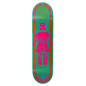 Girl Skateboard Deck - Vibrations OG Niels Bennett Green/Pink 8.125"