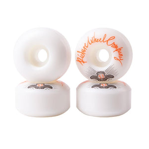 Picture Wheels - POP White/Tangerine 99a 53mm (4 Pack)