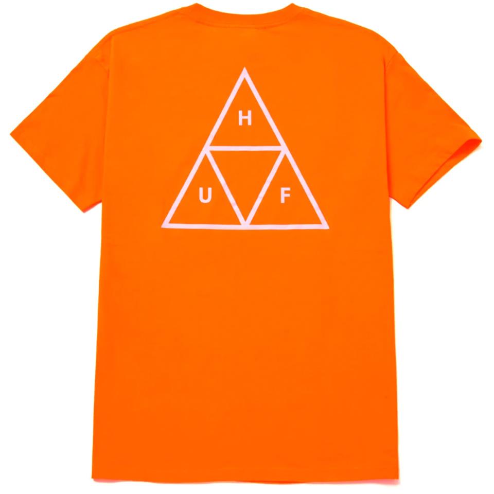 Huf Essentials Triple Triangle T-Shirt - Safety Orange