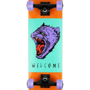 Welcome Complete Skateboard - Tasmanian Angel Orange 7.75"