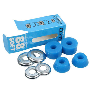 Krux Skateboard Bushings - Worlds Best Super Soft 88a Blue (2 Set)