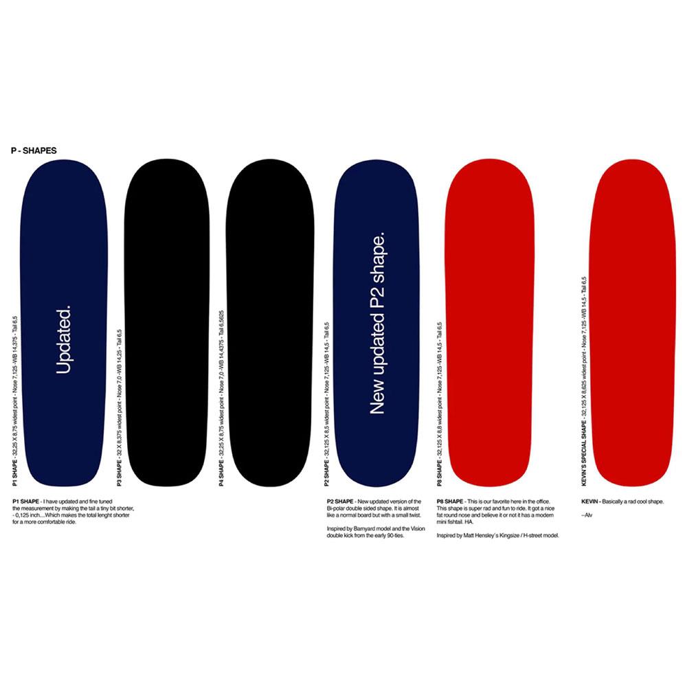 Polar Skateboard Deck - Roman Gonzalez Champs Elyses Paris P9 8.625" (Shaped)