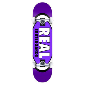 Real Complete Skateboard - Classic Oval Purple 8.25"