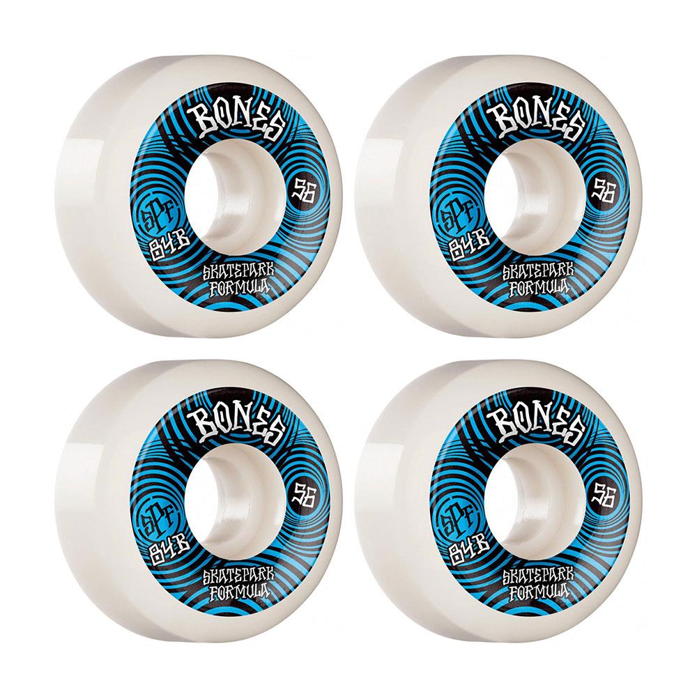 Bones Wheels - SPF Ripples P5 Sidecut White/Blue 104a 56mm (4 Pack)