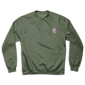 Girl Sketchy OG Crew - Army Green