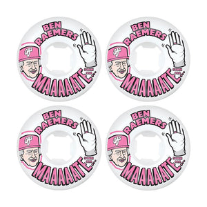 OJ Wheels - Elite EZ Edge Raemers Foundation White 99a 54mm (4 Pack)