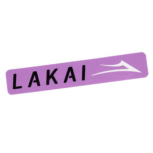 Lakai Large Bar Decal Purple Text Sticker (Single)