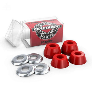 Independent Skateboard Bushings - Standard Conical Soft 88a Red (2 Pack)