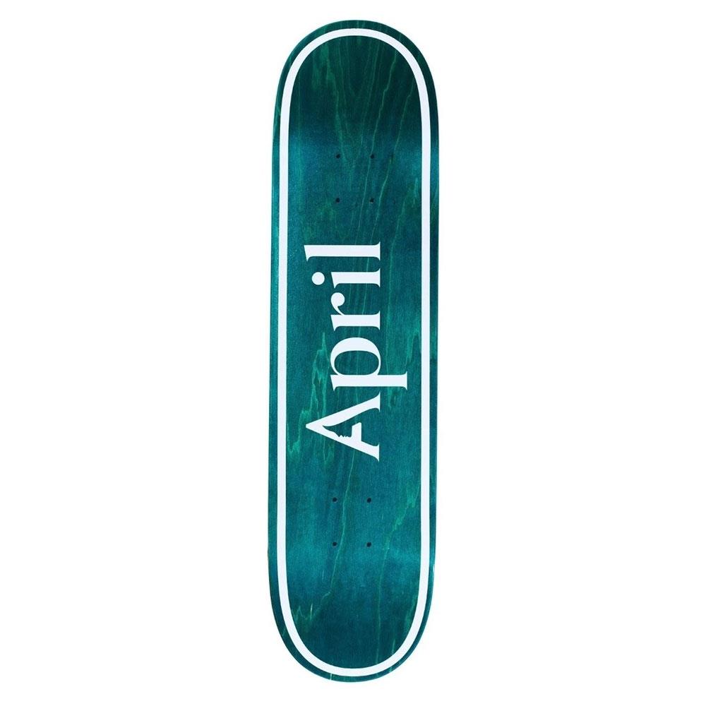 April Skateboard Deck - OG Logo Invert Mint 7.8"