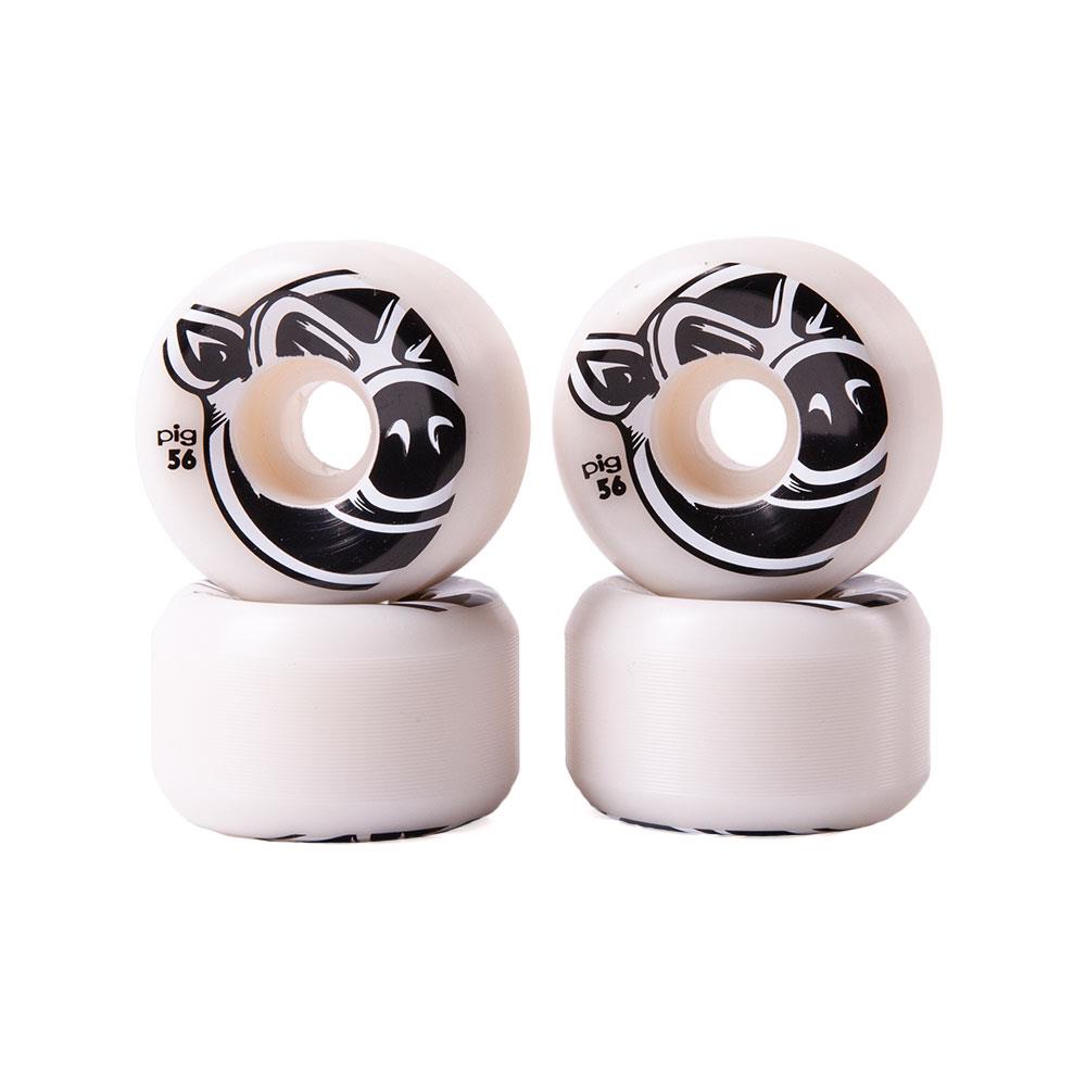 Pig Wheels - PG Head C-Line White/Black 101a 56mm (4 Pack)