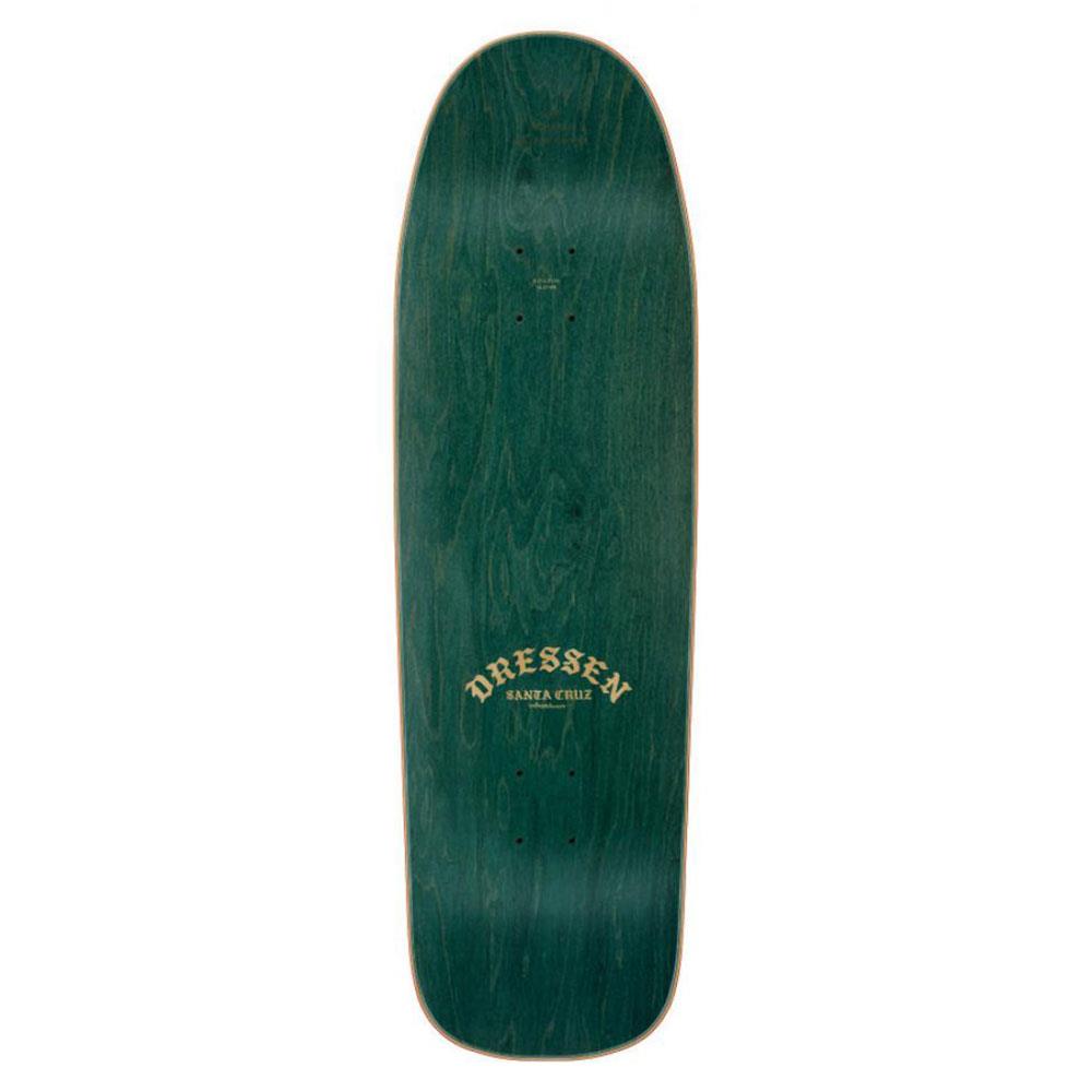 Santa Cruz Skateboard Deck - Dressen Rose Cross Pro White/Red 9.31" (Shaped)