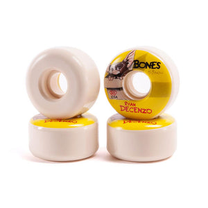 Bones Wheels - STF Decenzo Gizzmo V2 Locks White/Yellow 103a 53mm (4 Pack)