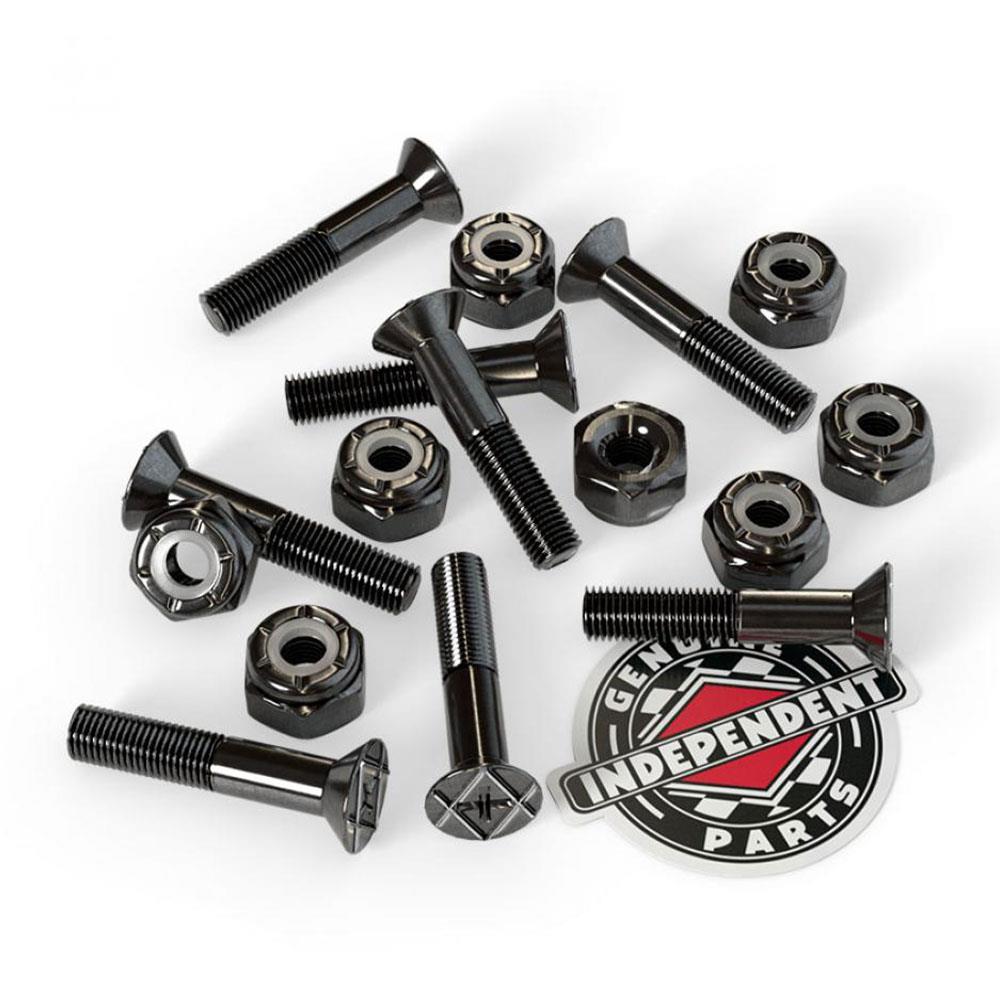 Independent Skateboard Truck Bolts - Phillips Black 1 1/4" (8 Pack)