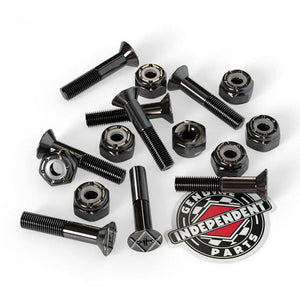 Independent Skateboard Truck Bolts - Phillips Black 1 1/4" (8 Pack)