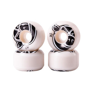 Pig Wheels - PG Head C-Line White/Black 101a 53mm (4 Pack)