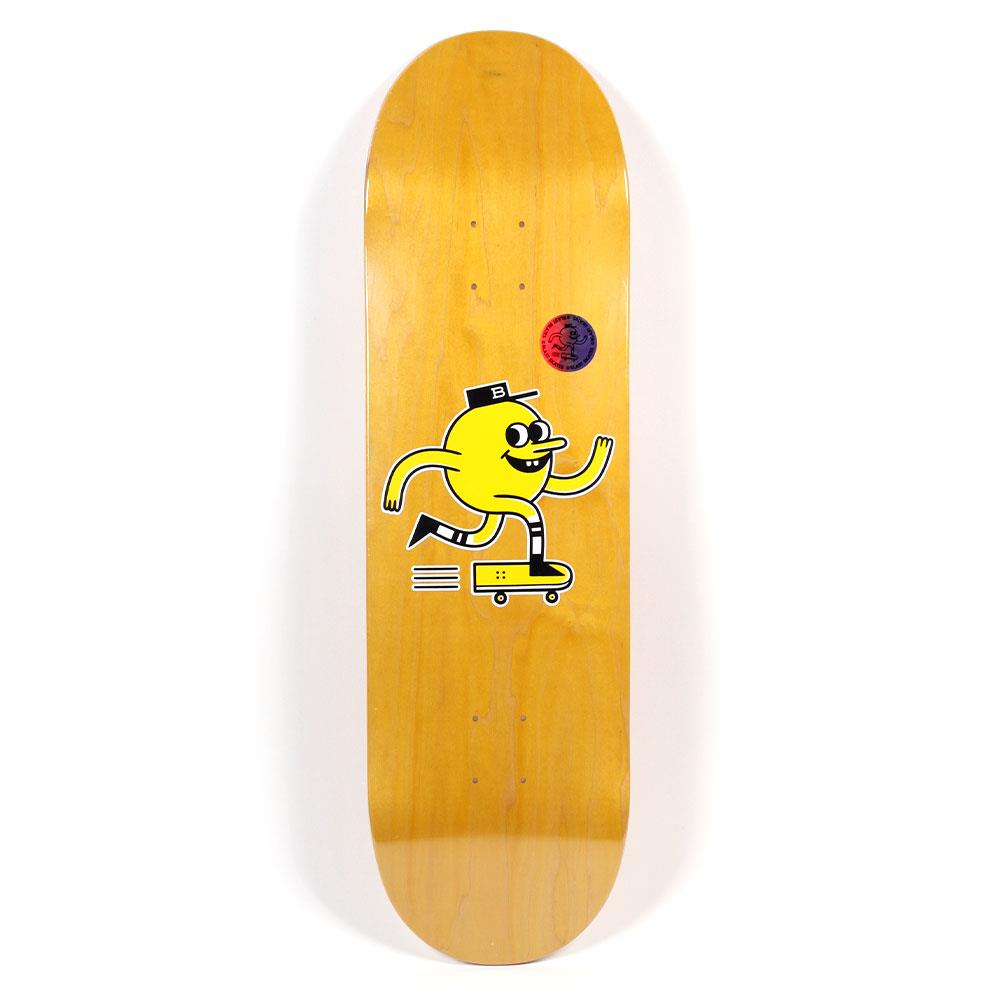 Blast Skateboard Deck - Mascot Logo OG Yellow 9"
