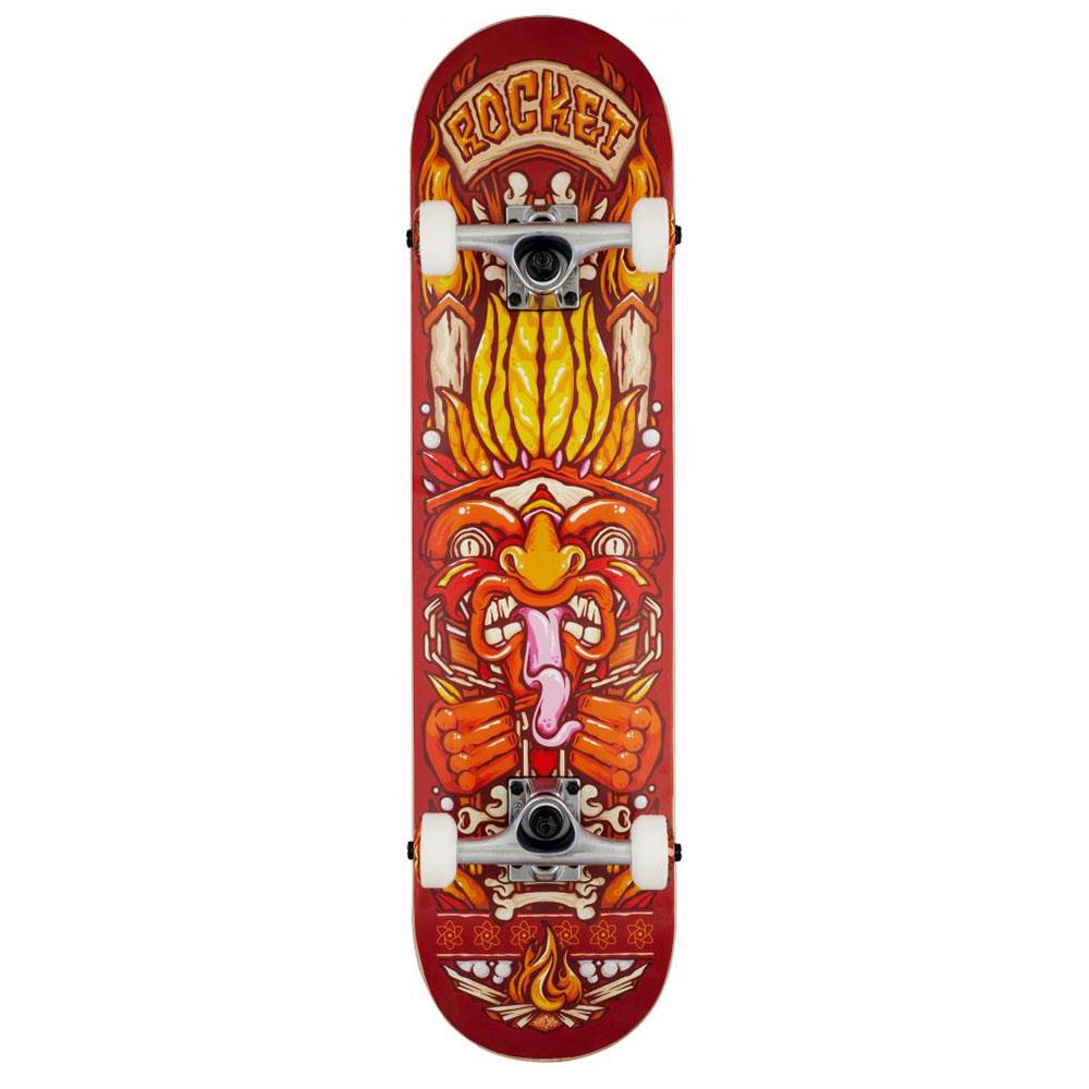 Rocket Complete Skateboard - Chief Pile-up Red 7.75"