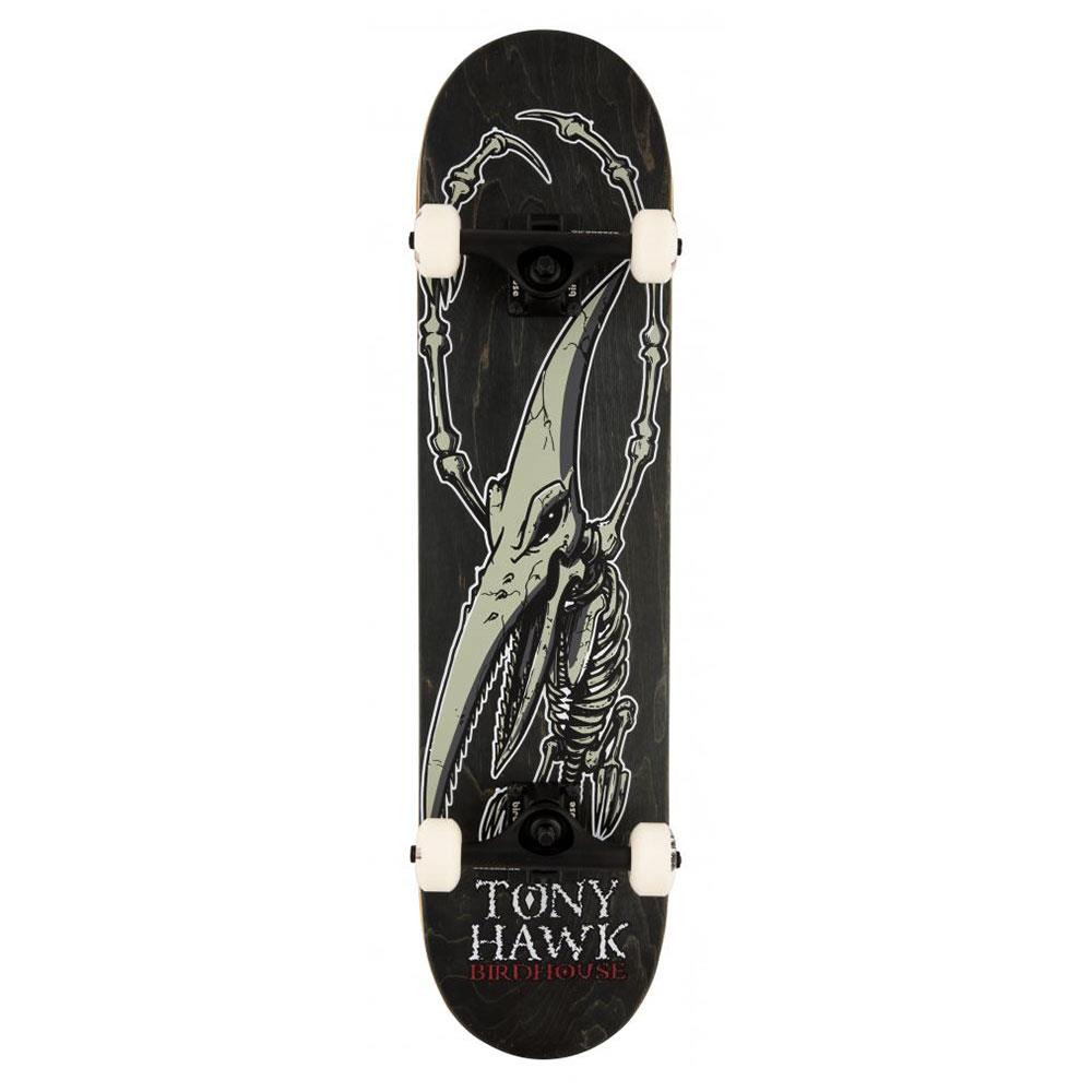 Birdhouse Complete Skateboard - Stage 3 Hawk Pterodactyl Black 7.5"