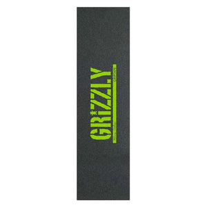 Grizzly Skateboard Griptape - Manny Santiago Signature Black/Green 9"