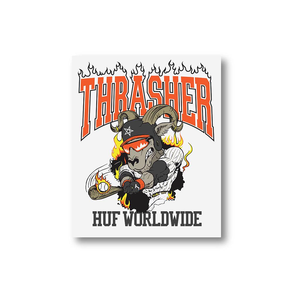 HUF X Thrasher Rincon Sticker - Multi