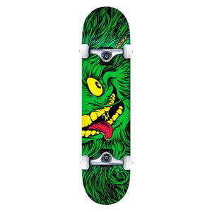 Anti Hero Complete Skateboard - Grimple Full Face Green 7.75"