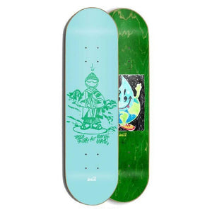 Snack Skateboard Deck - Peace Officer Light Blue 8.25"