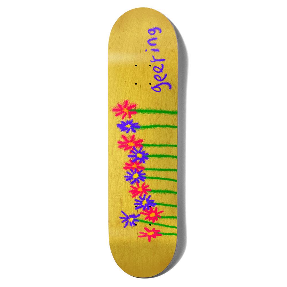 Girl Skateboard Deck - Geering Flowers 8.375"