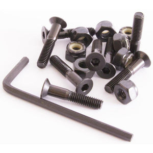 Sushi Skateboard Truck Bolts - Allen Black 1 1/4" (8 Pack)