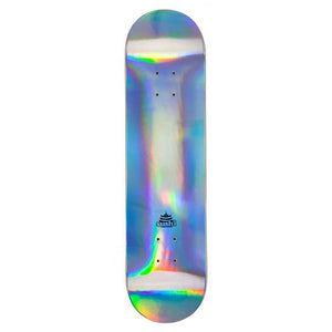 Sushi Skateboard Deck - Pagoda Foil Silver 8"