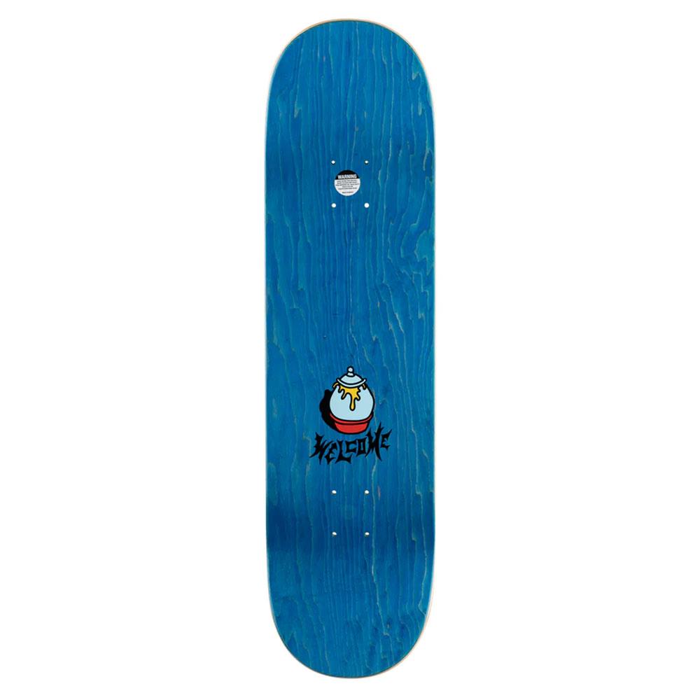 Welcome Skateboard Deck - Hunny on Evil Twin Neon Green 8.5"