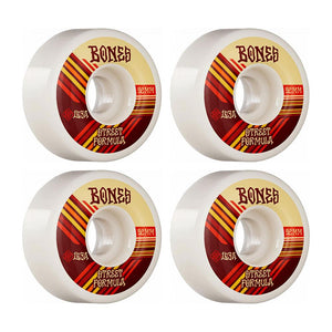 Bones Wheels - STF Retros V4 Wide White 103a 52mm (4 Pack)